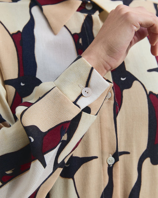 Camicia Aiga in viscosa Pinguini