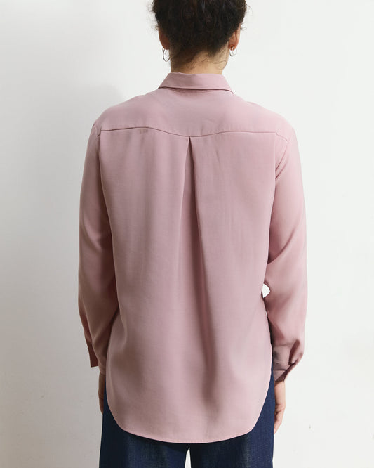 Camicia Aiga in viscosa Rosa conchiglia
