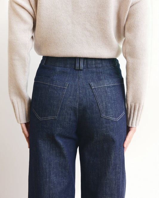 Pantalone jeans Mainà in denim Blu scuro