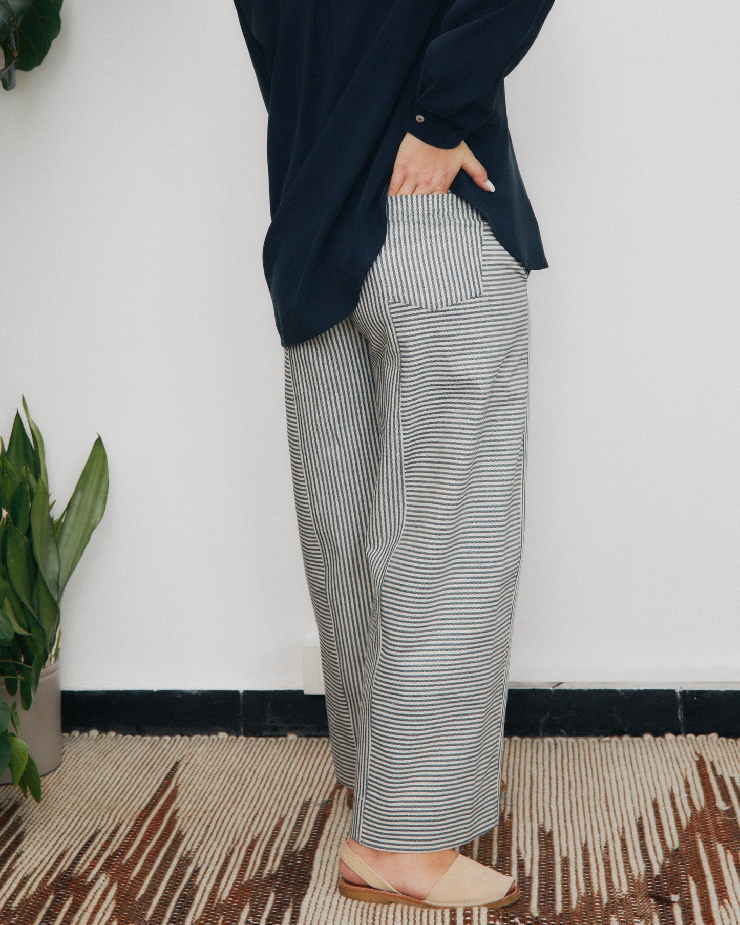 Mainà denim trousers in dark blue