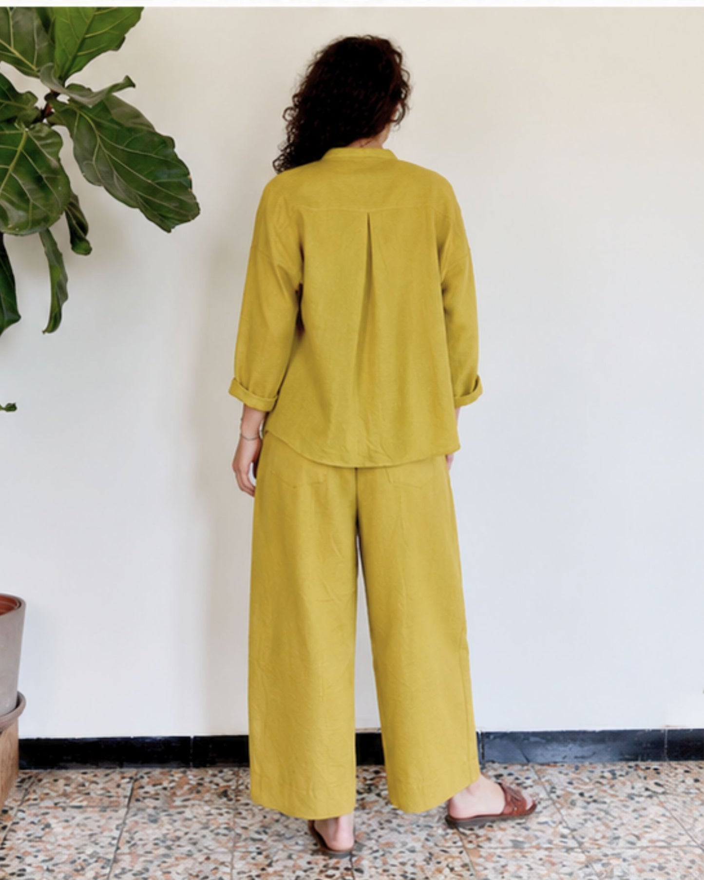 Aiga Coral Red Viscose Shirt