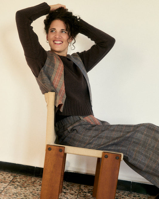 Maglione Tramontana in Cacao