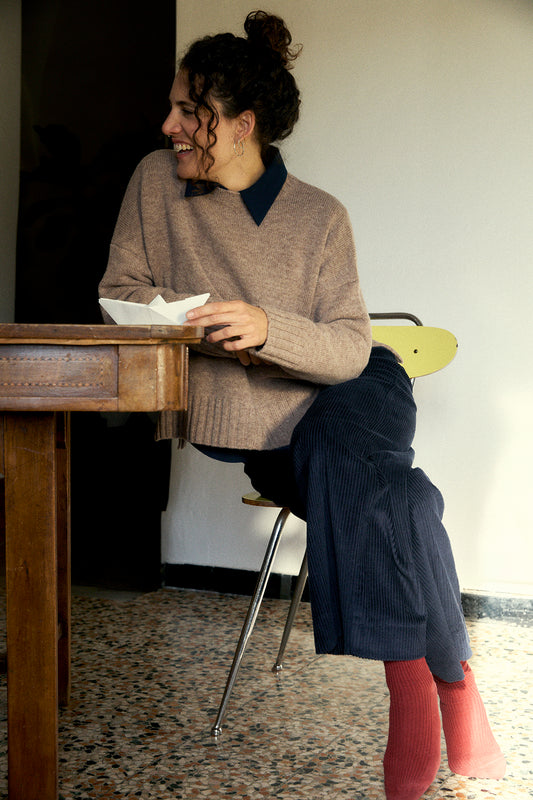 Maglione Tramontana in color Legno