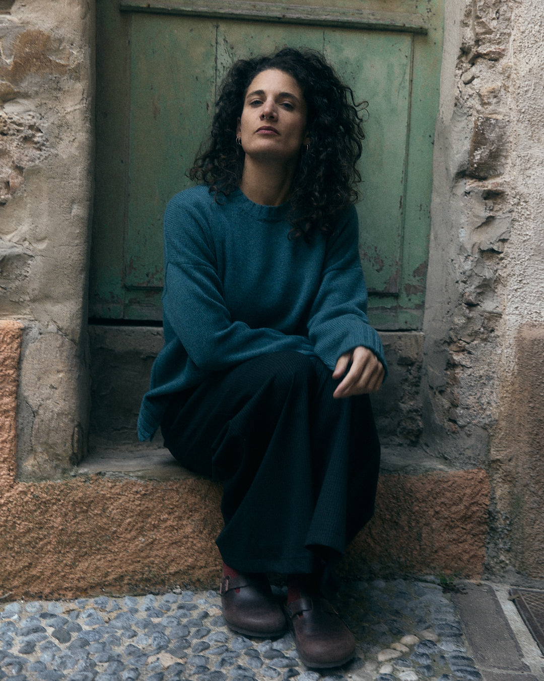 Maglione Tramontana in Verde oceano