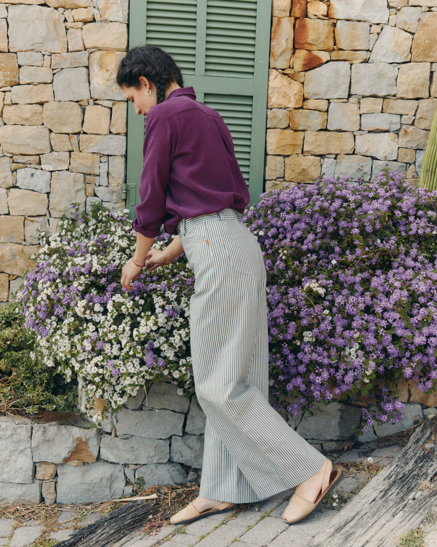 Mainà denim trousers in dark blue