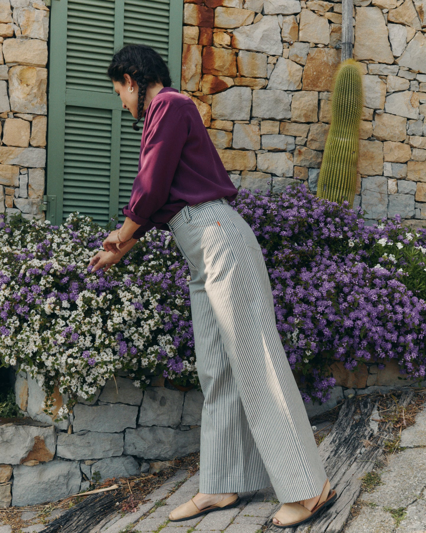 Aiga Viscose Shirt in Raspberry Plum