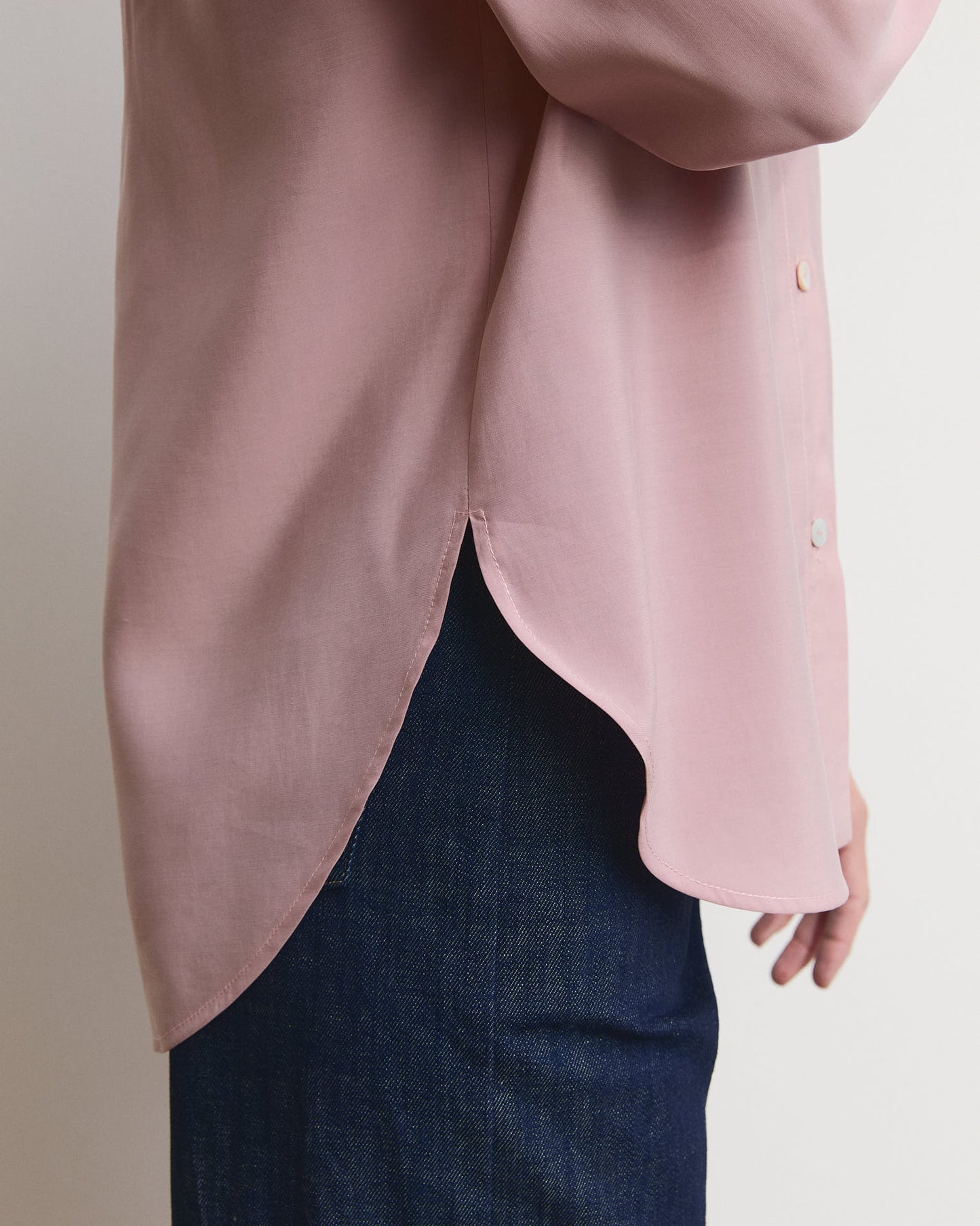 Camicia Aiga in viscosa Rosa conchiglia