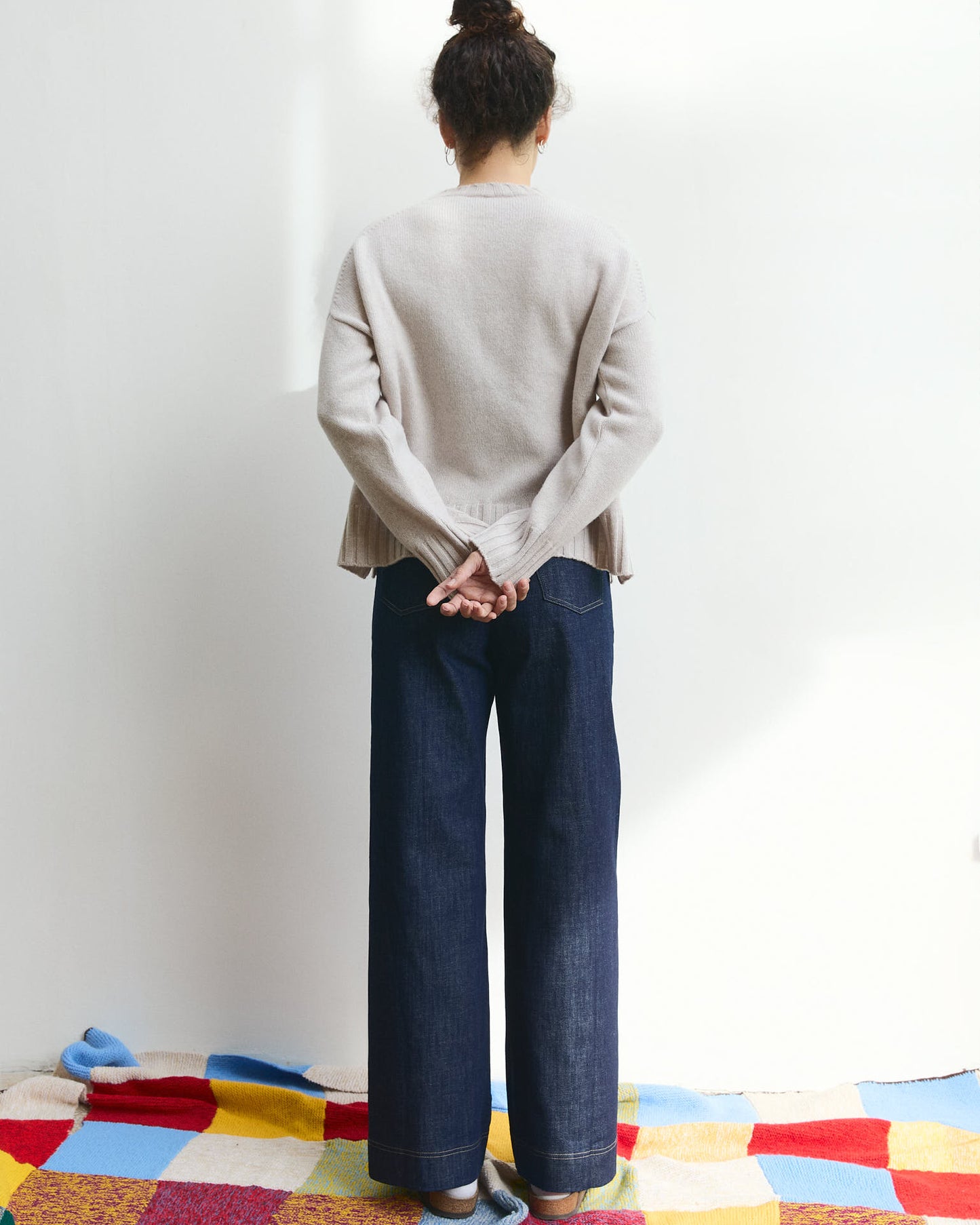 Pantalone jeans Mainà in denim Blu scuro