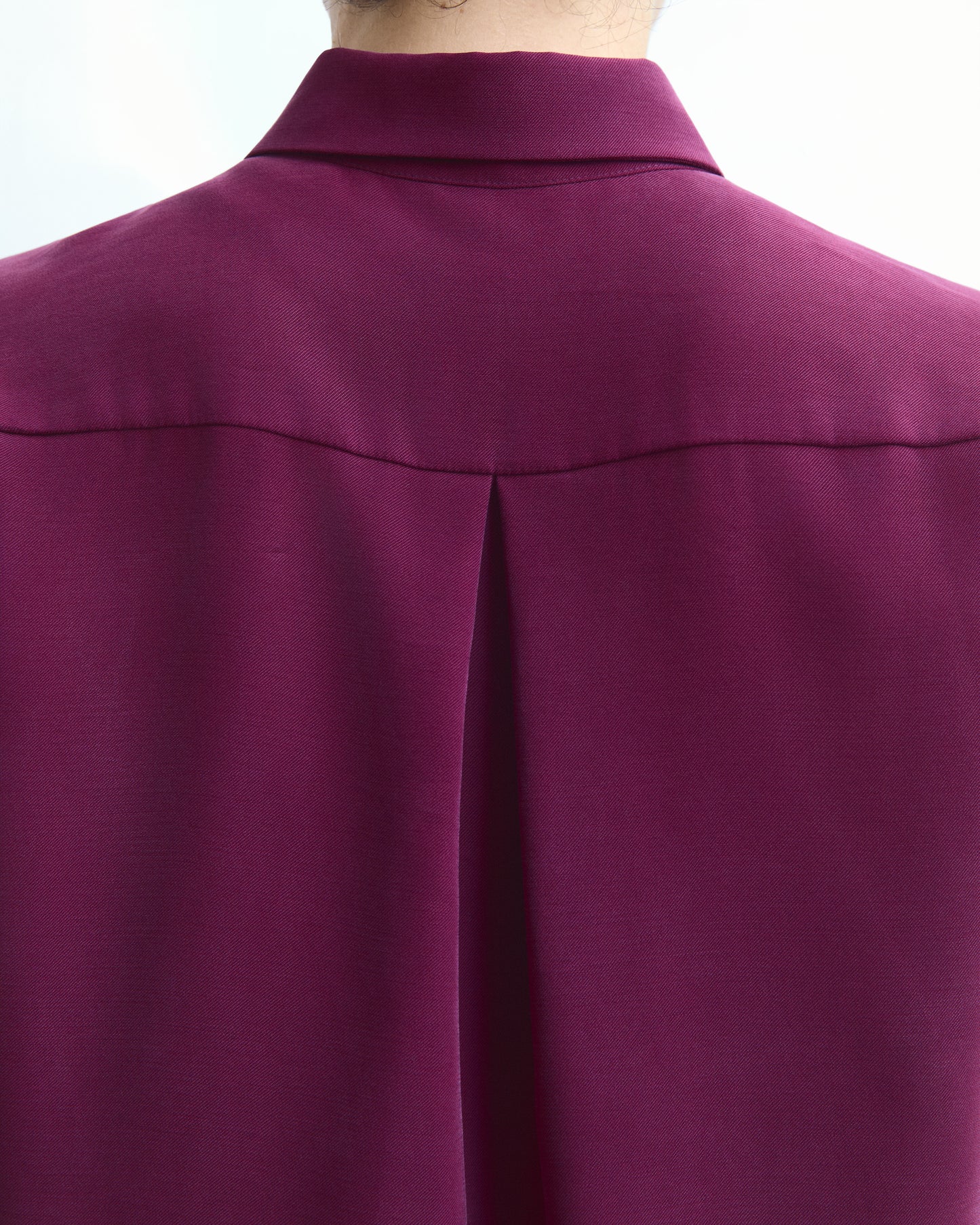 Camicia Aiga in viscosa Prugna lampone