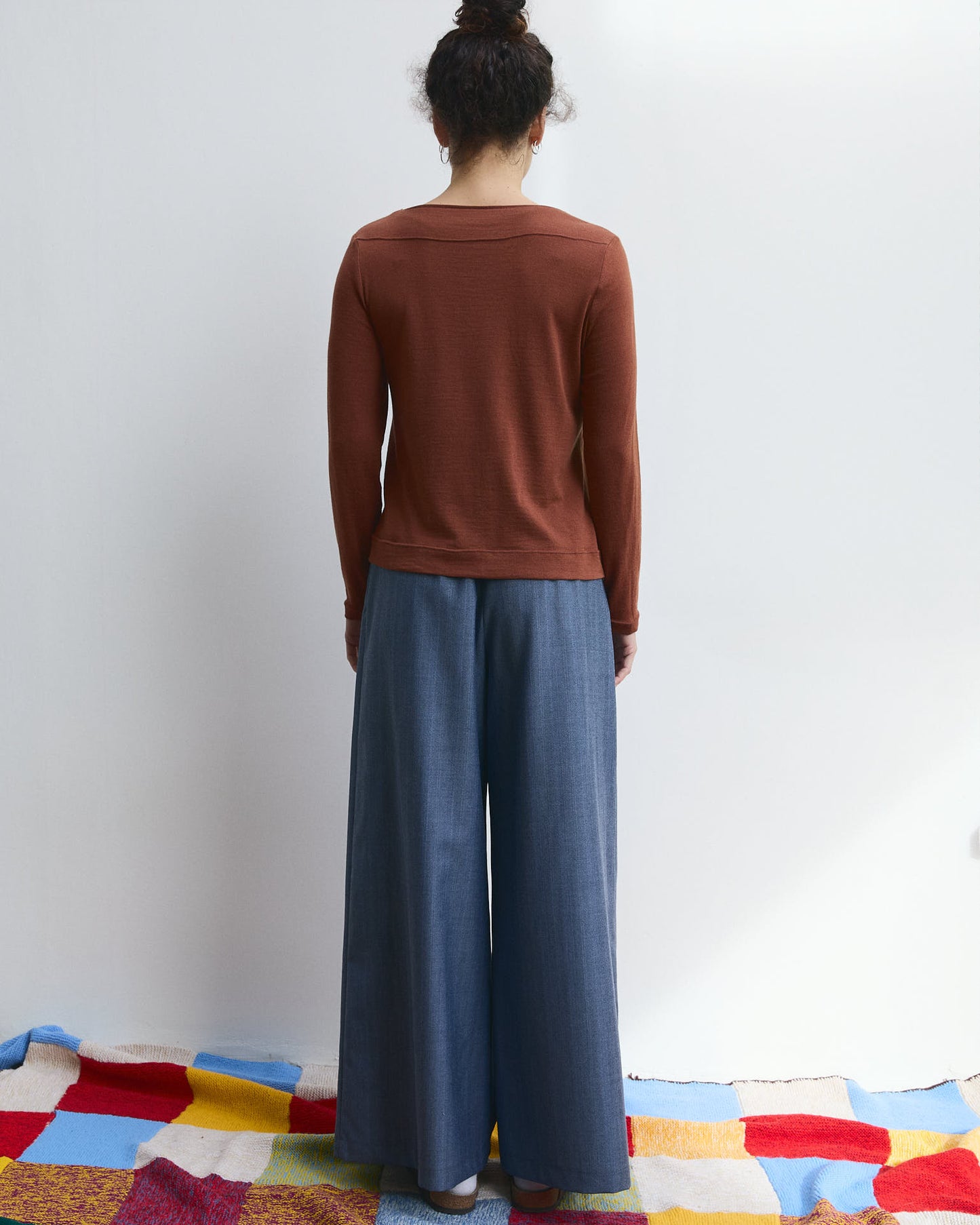 Pantalone palazzo Cianìn in Grigio Nuvola