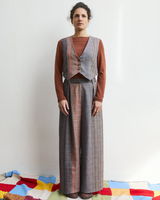 Edizione speciale- COMPLETO Cianìn + Pecìn in lana e seta fantasia