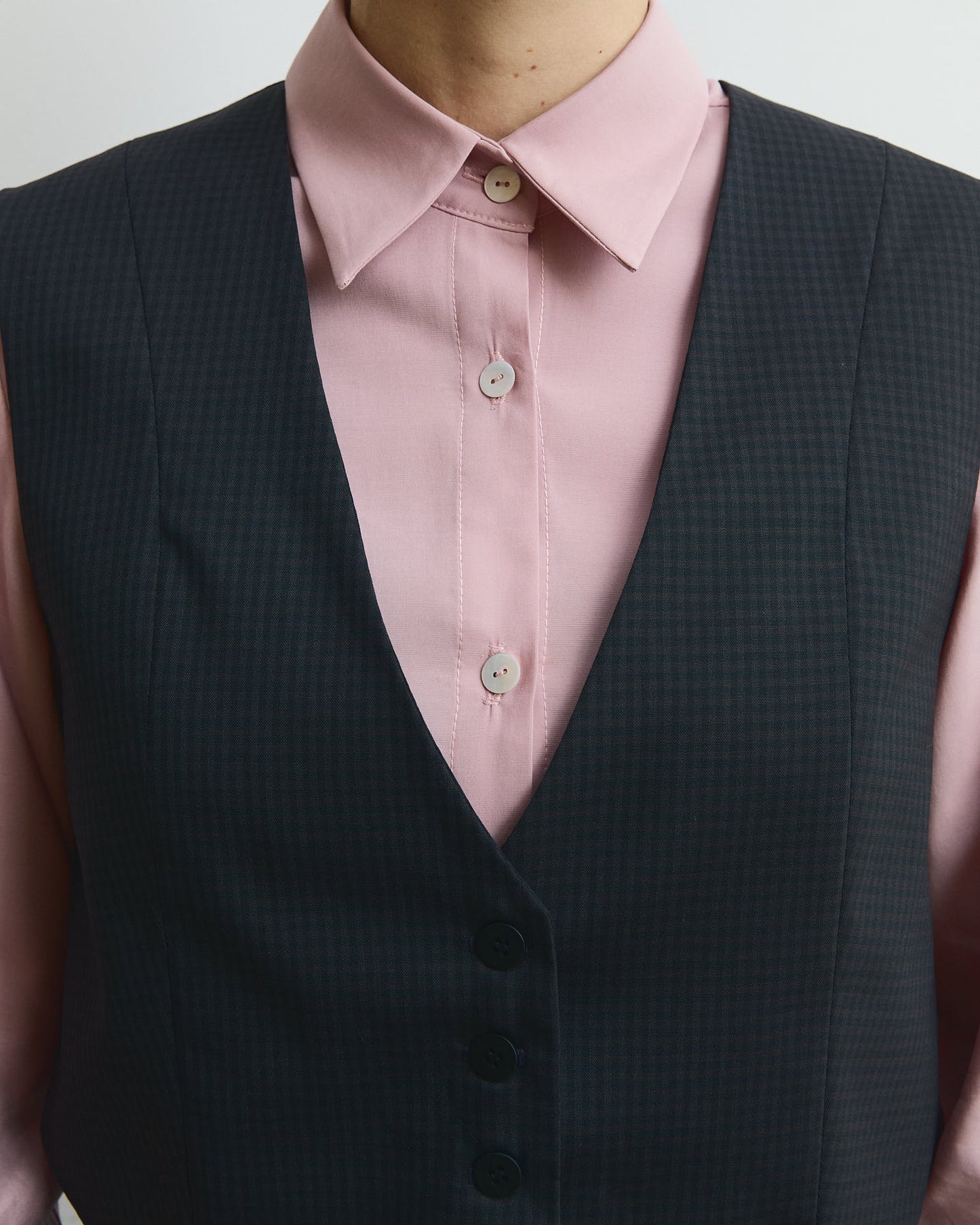Camicia Aiga in viscosa Rosa conchiglia
