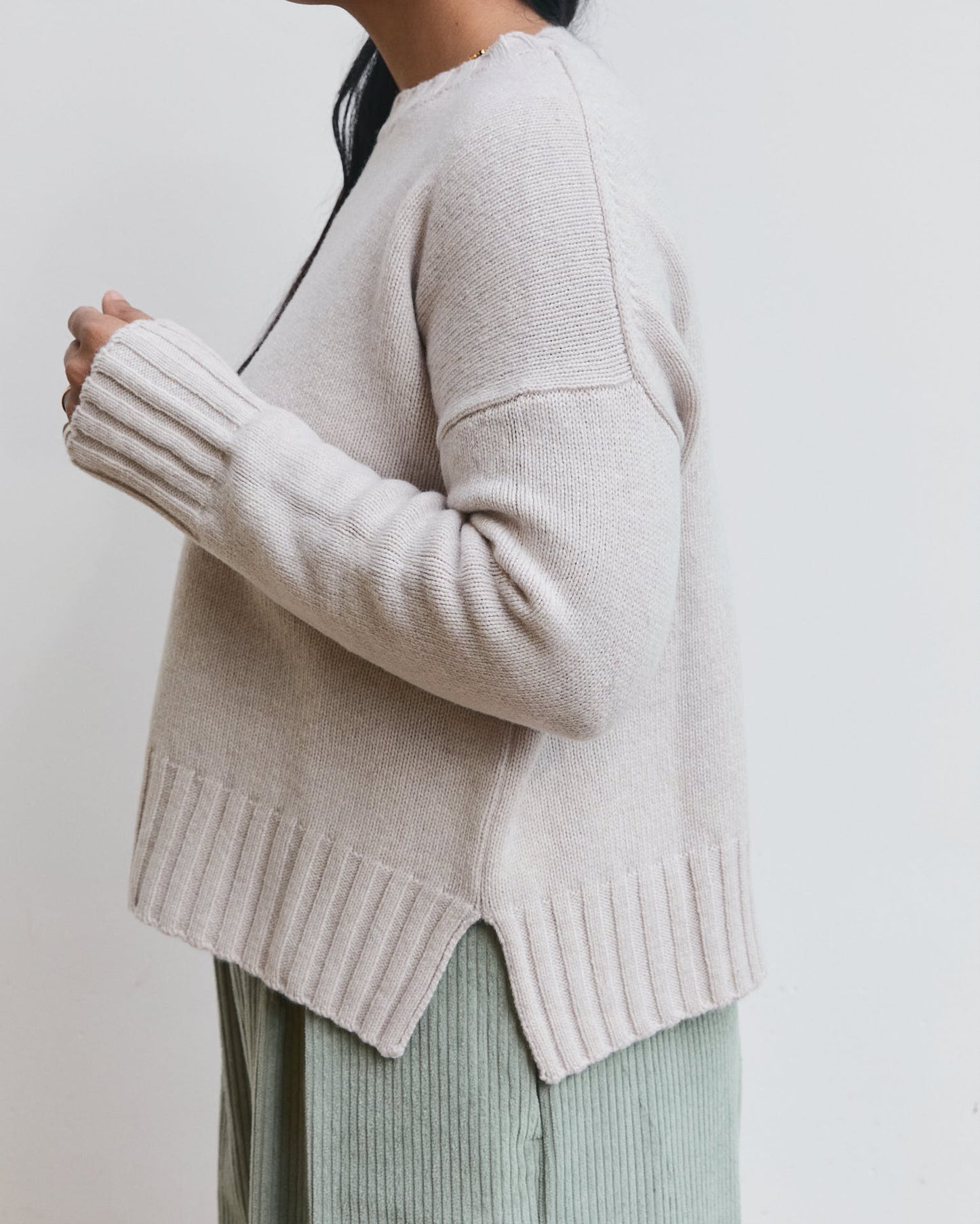 Maglione Tramontana in Bianco Latte