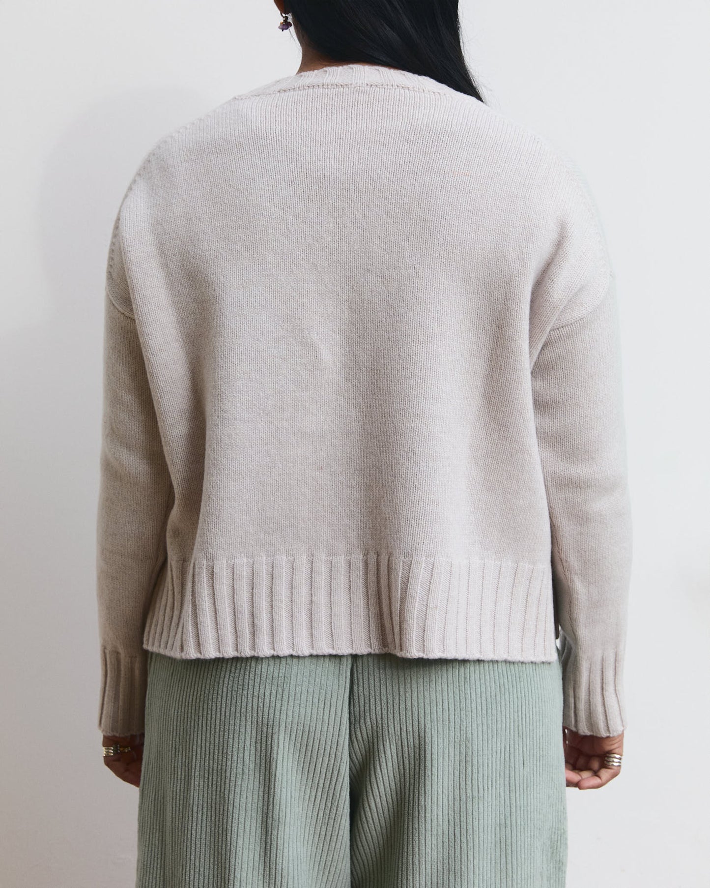 Maglione Tramontana in Bianco Latte