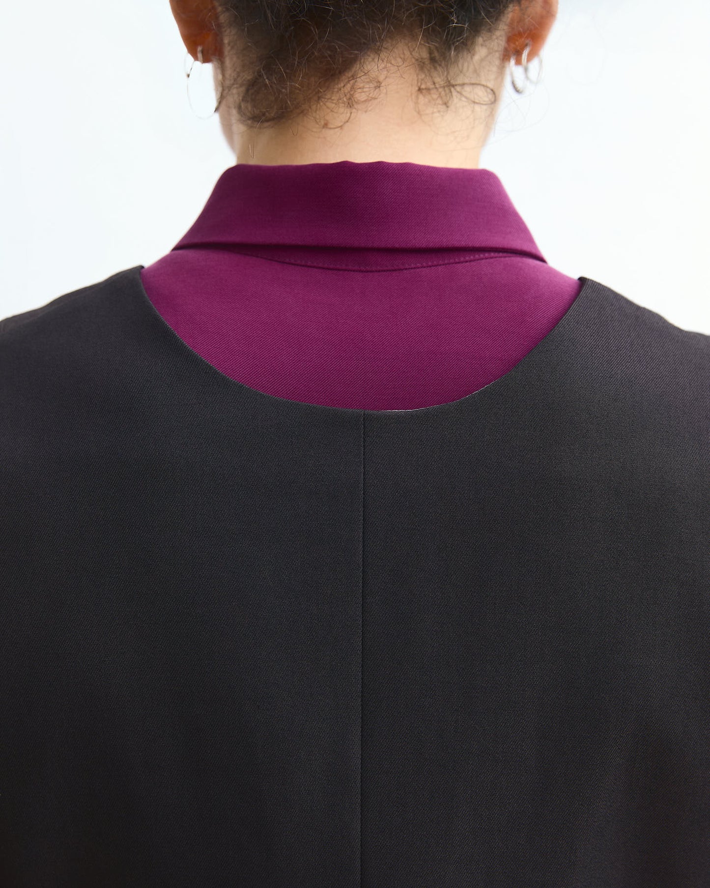 COMPLETO- Pantalone palazzo Cianìn Cianìn + Gilet Pecìn in lana Cacao