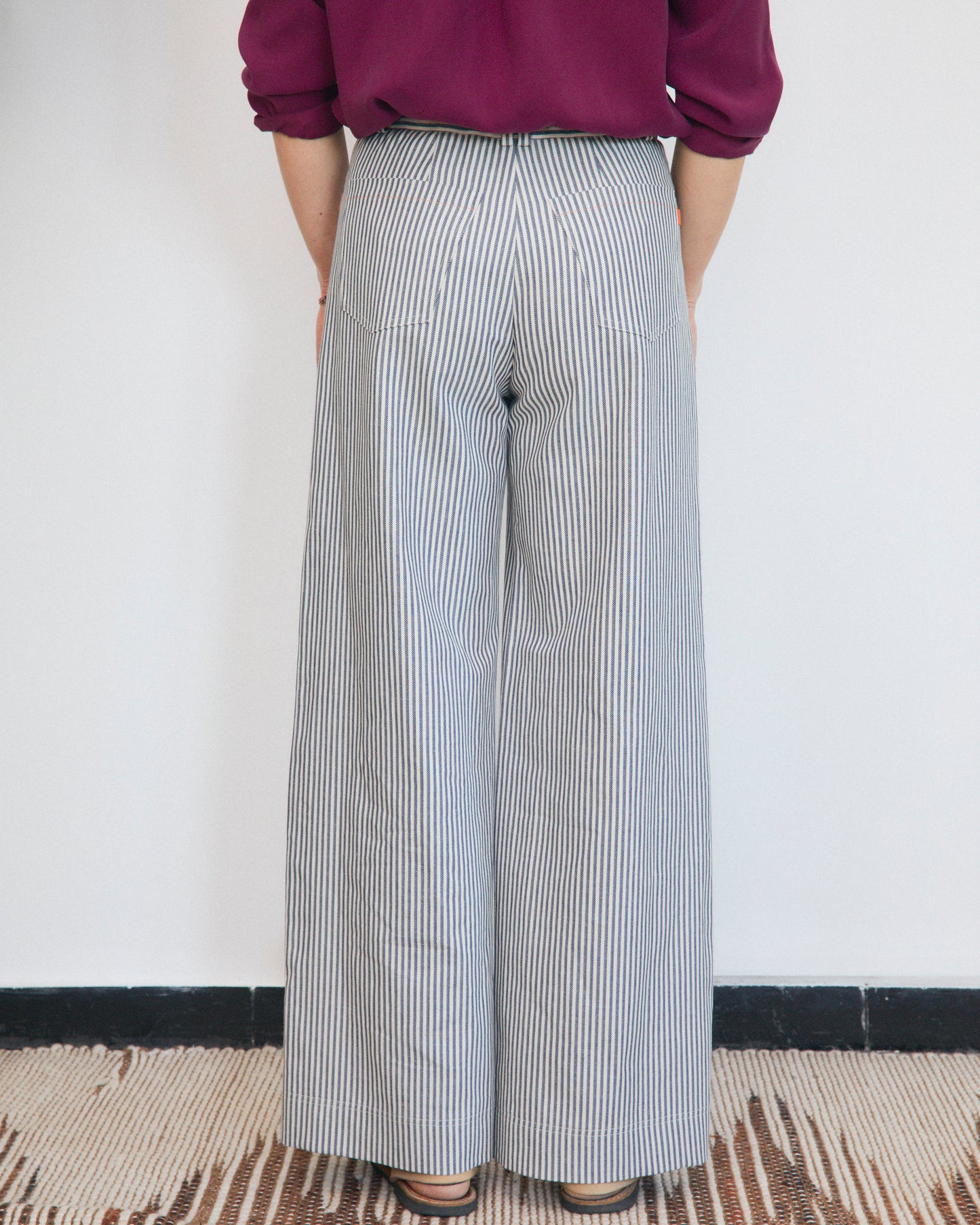 Mainà denim trousers in dark blue
