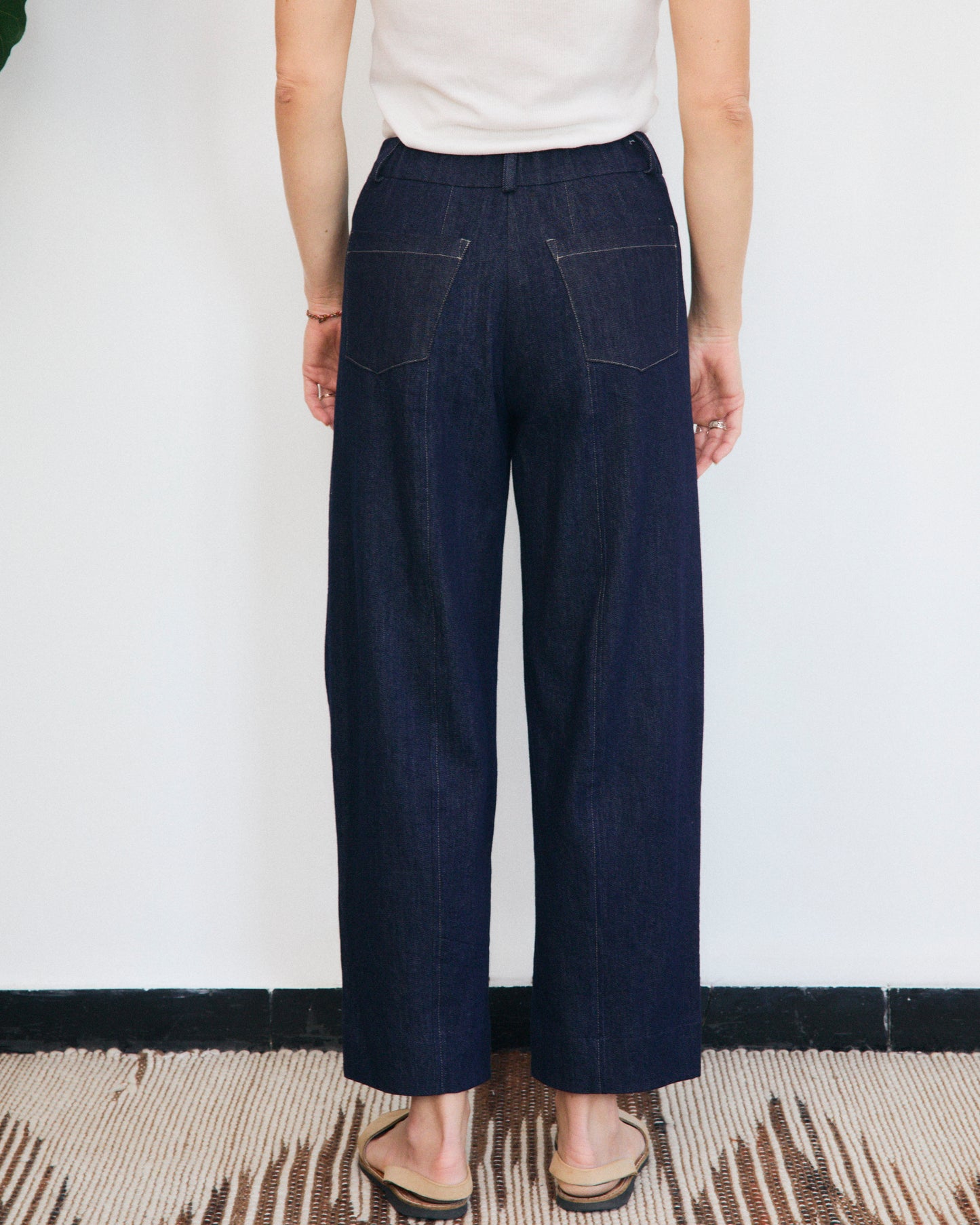 Mainà denim trousers in dark blue