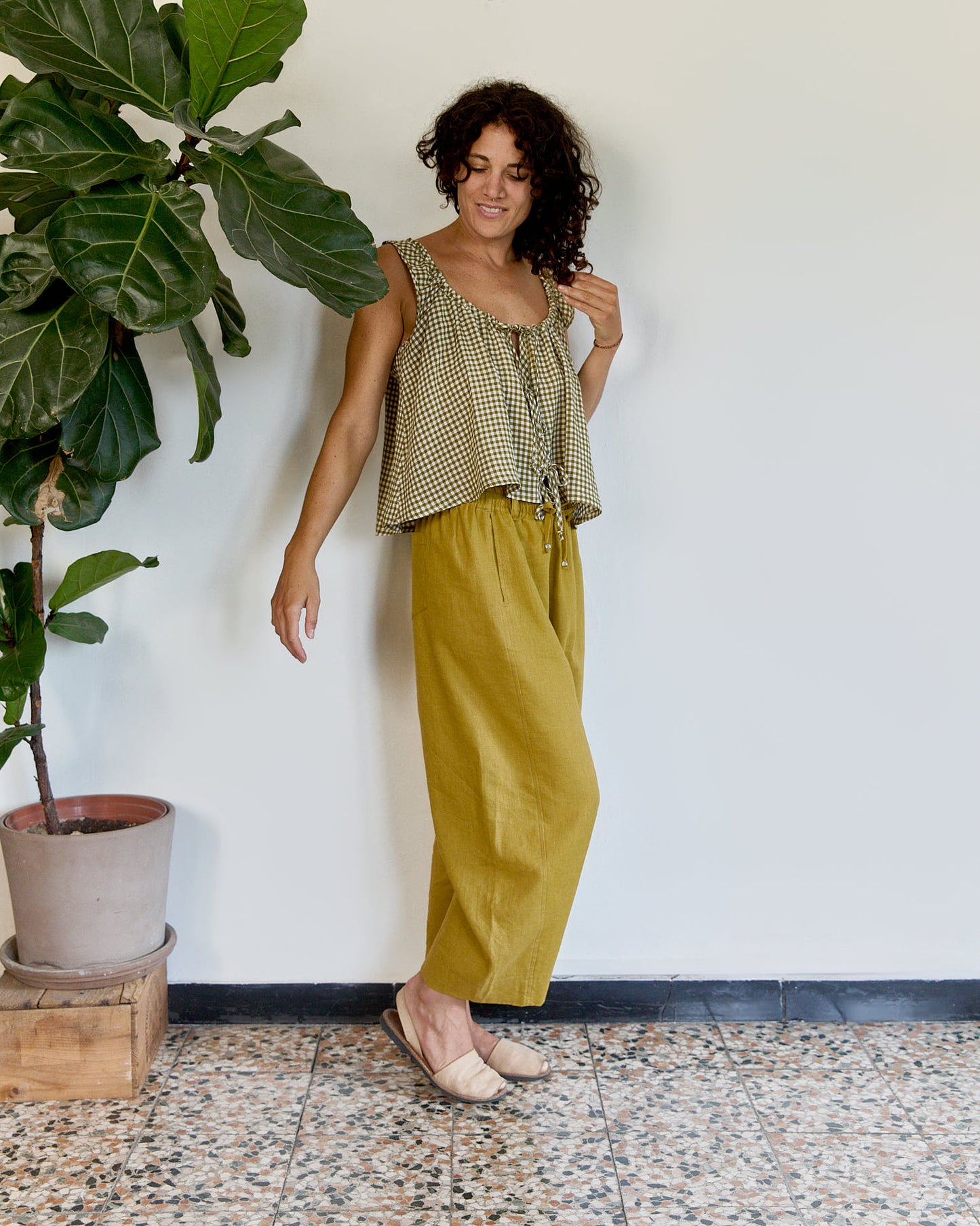 Mainà denim trousers in dark blue