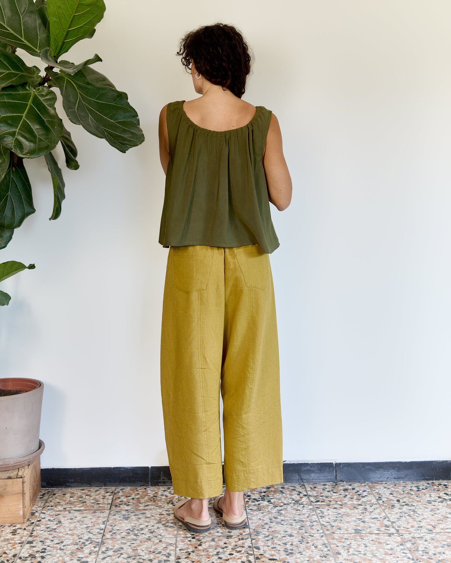 Mainà denim trousers in dark blue