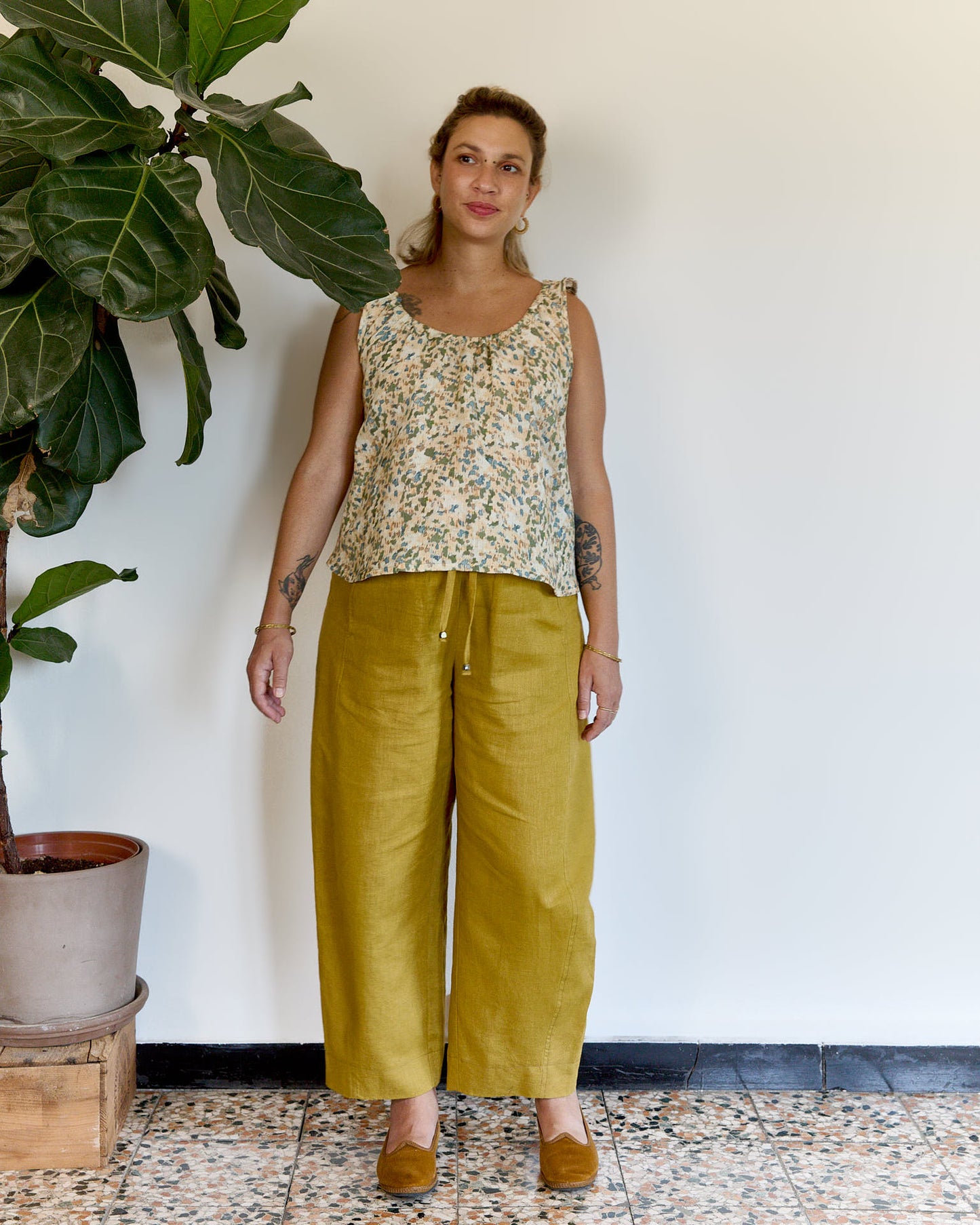 Mainà denim trousers in dark blue