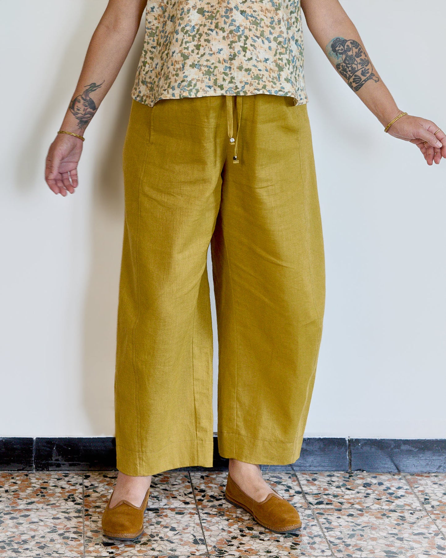Mainà denim trousers in dark blue