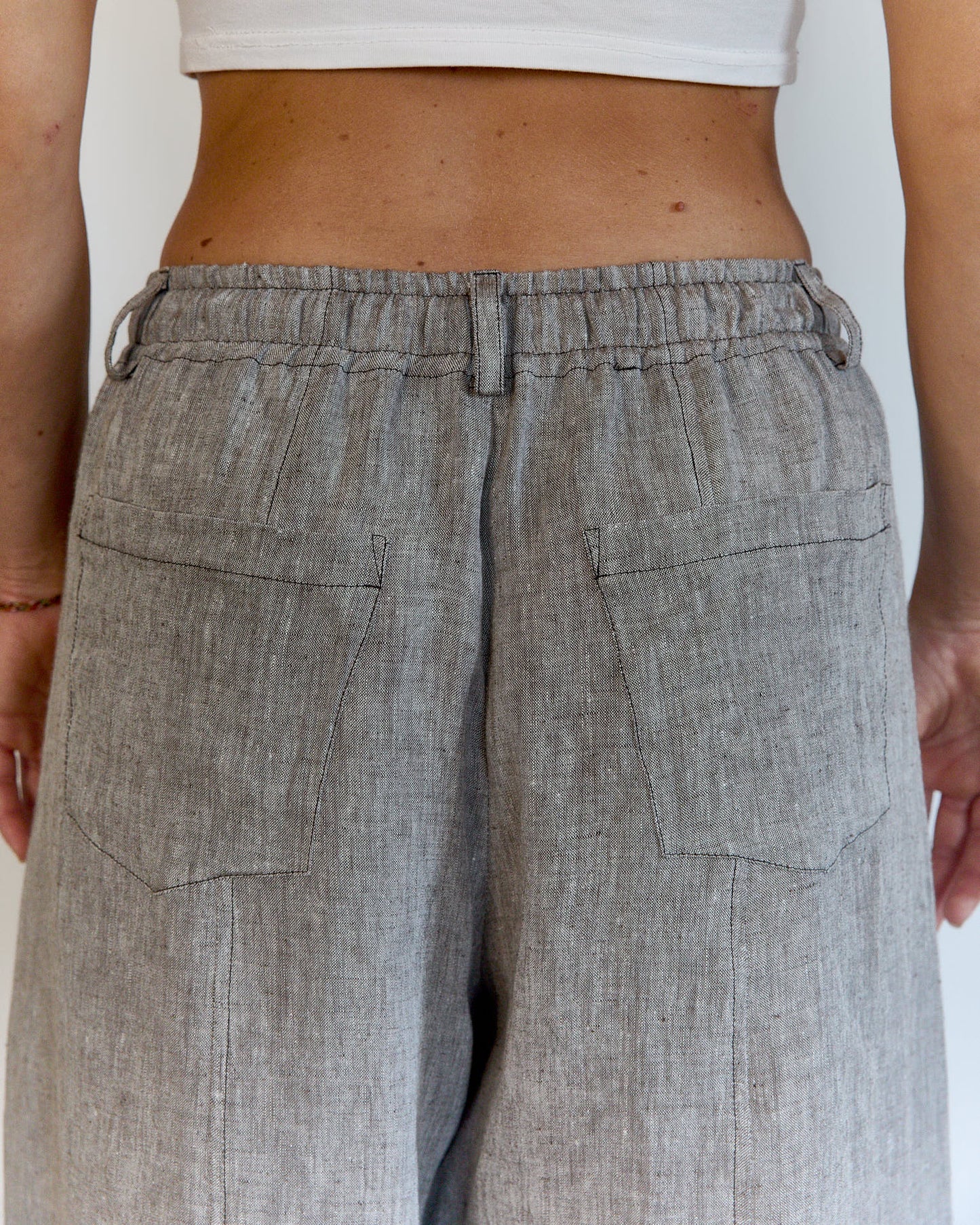 Mainà denim trousers in dark blue