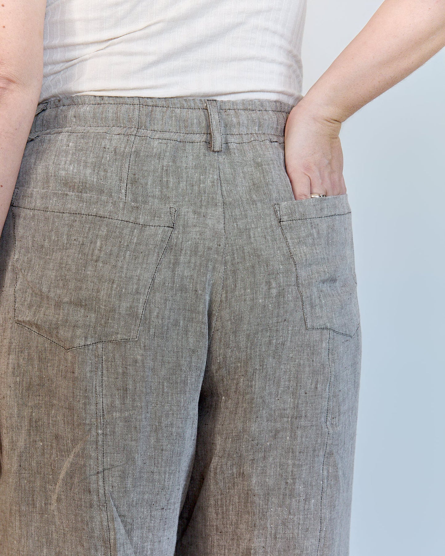 Mainà denim trousers in dark blue