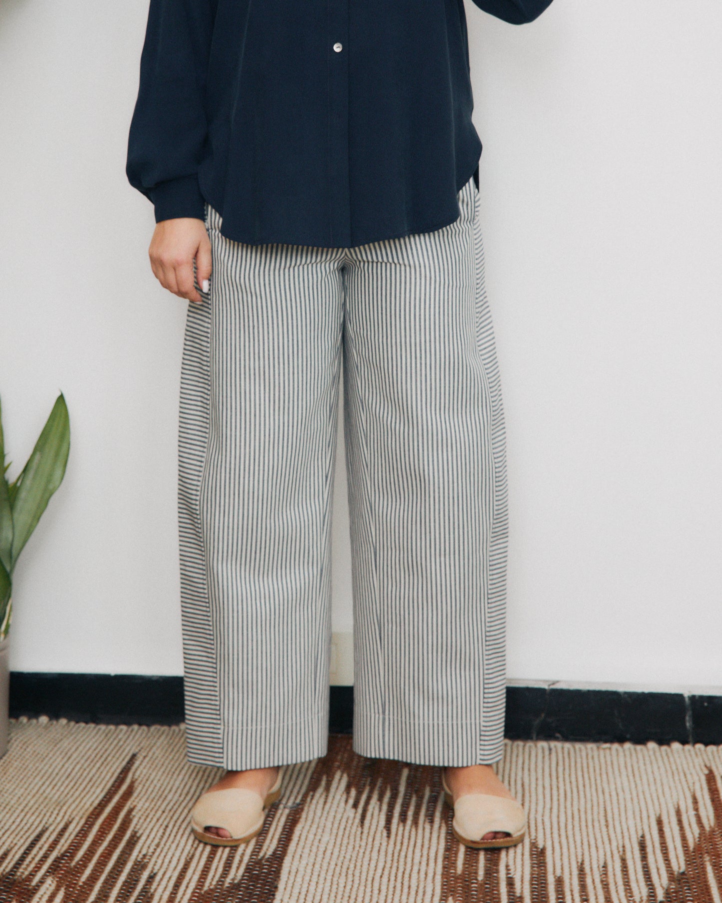 Mainà denim trousers in dark blue