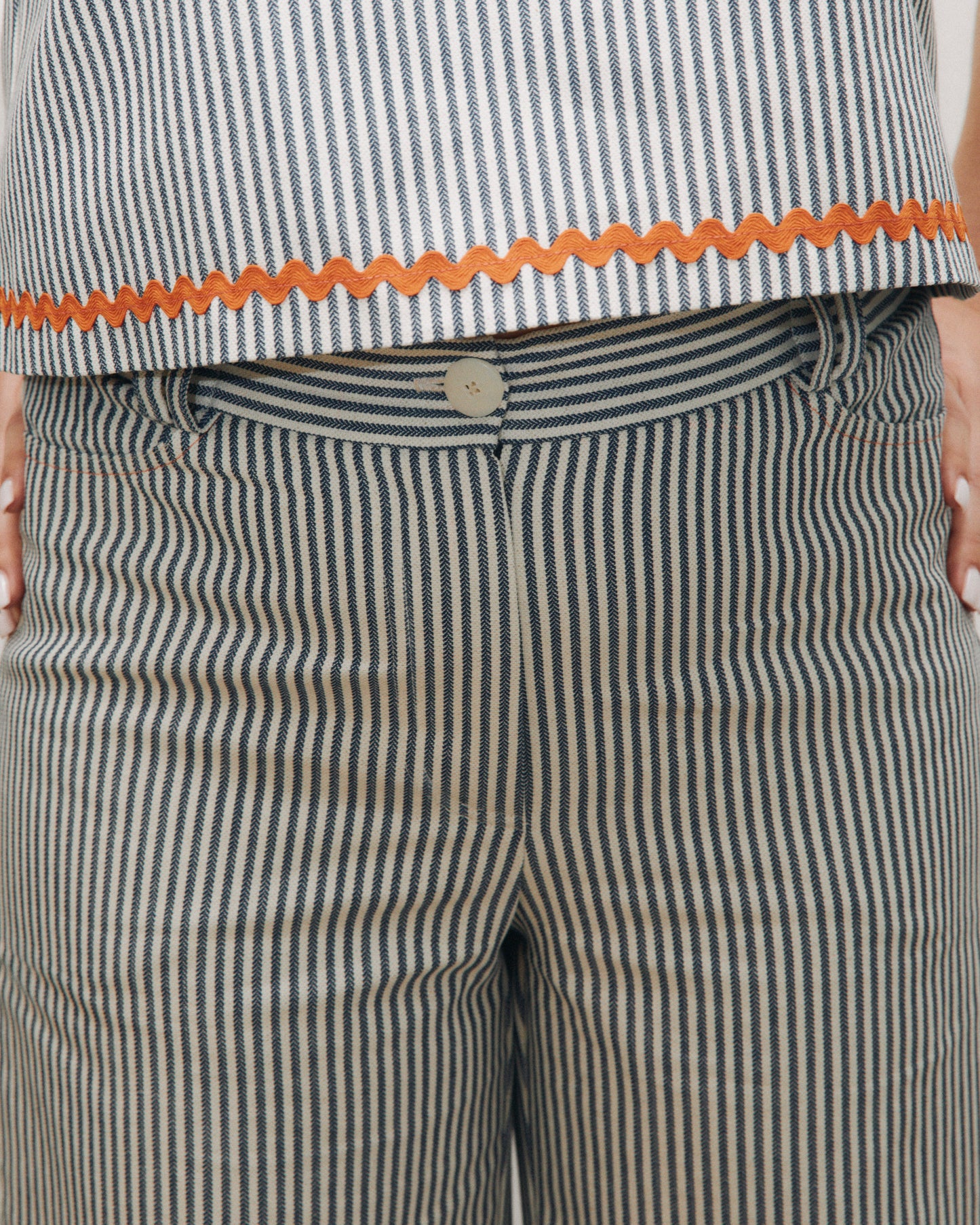 Mainà denim trousers in dark blue