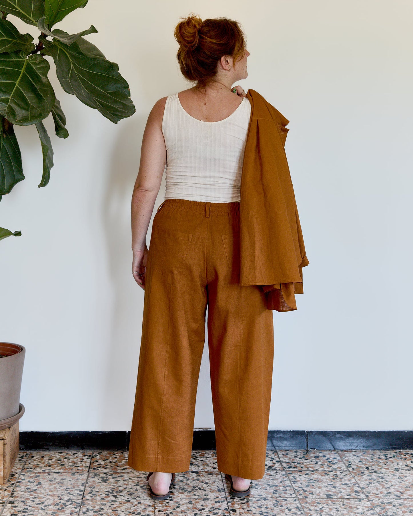 Mainà denim trousers in dark blue