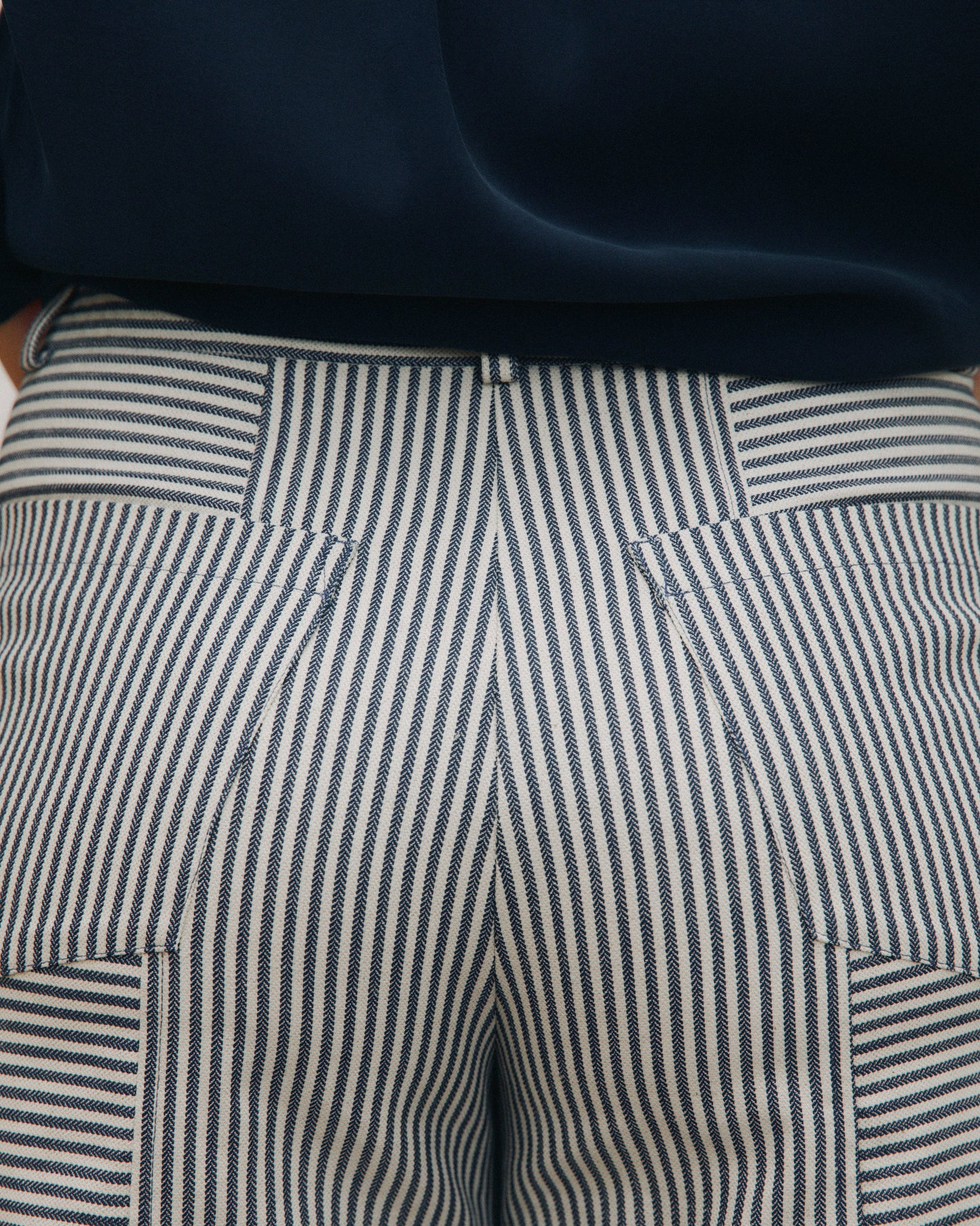 Mainà denim trousers in dark blue