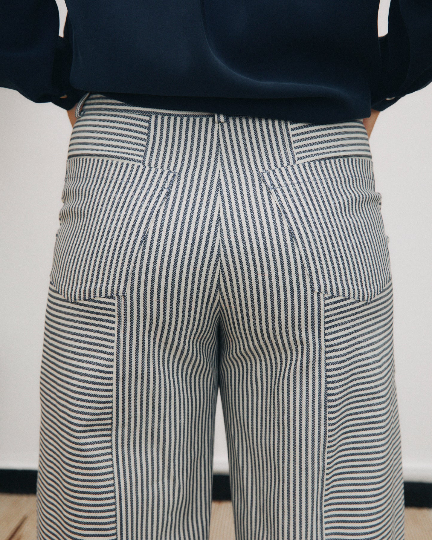 Mainà denim trousers in dark blue