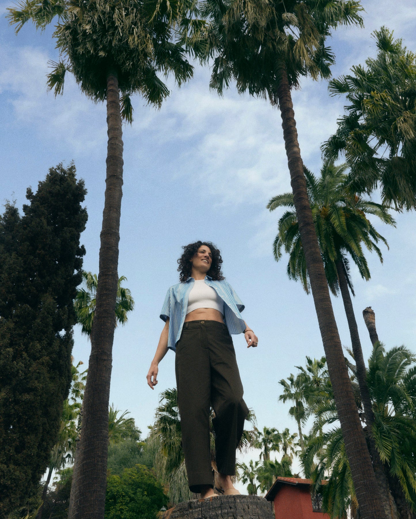 Mainà denim trousers in dark blue