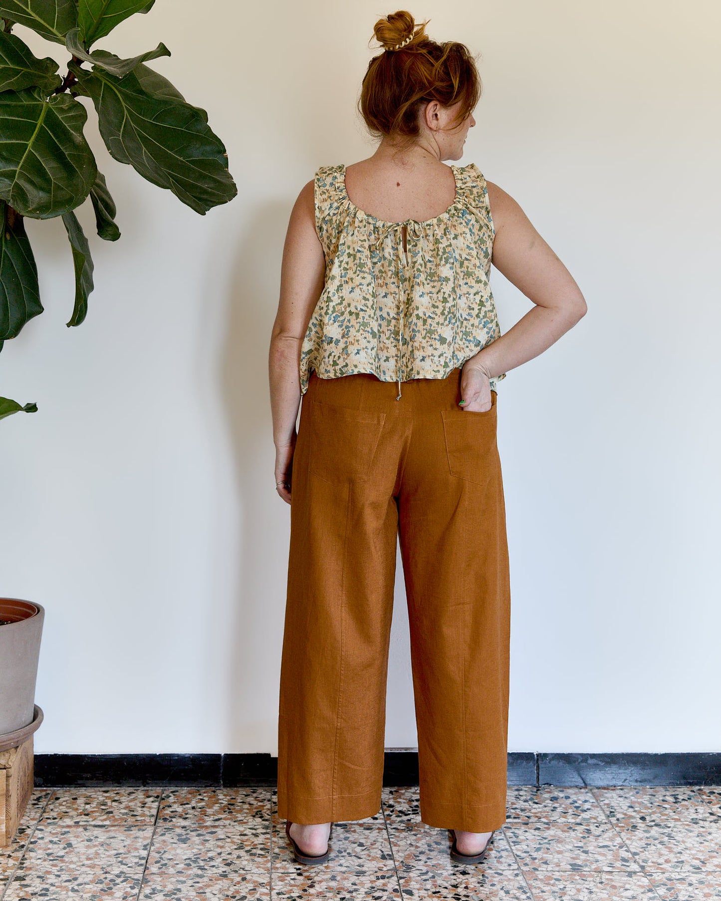 Mainà denim trousers in dark blue