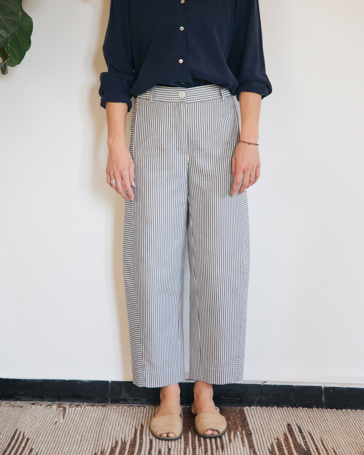 Mainà denim trousers in dark blue