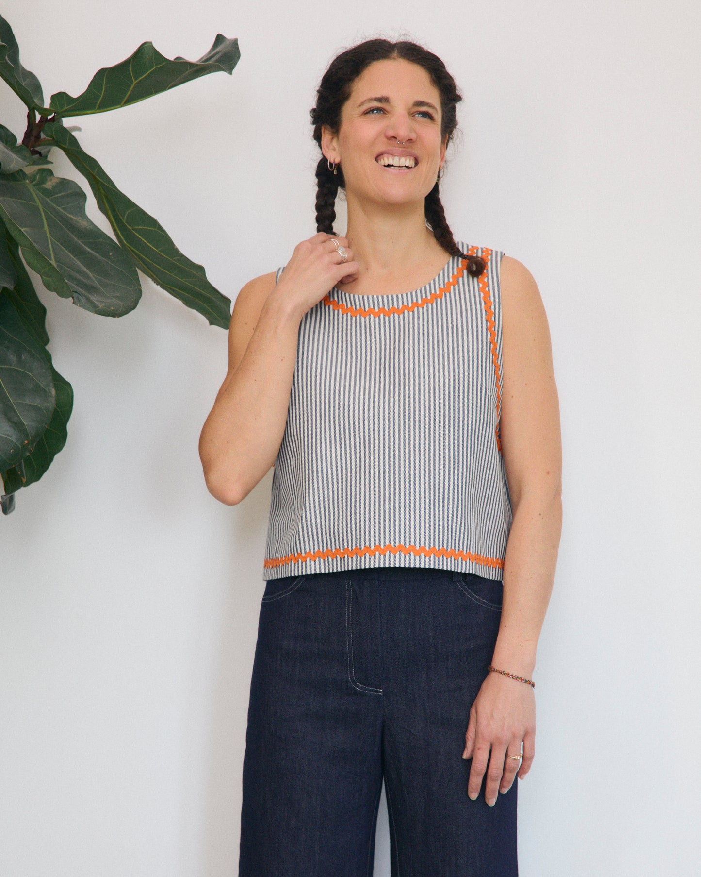Pecìn Wool Vest in Cloud Grey