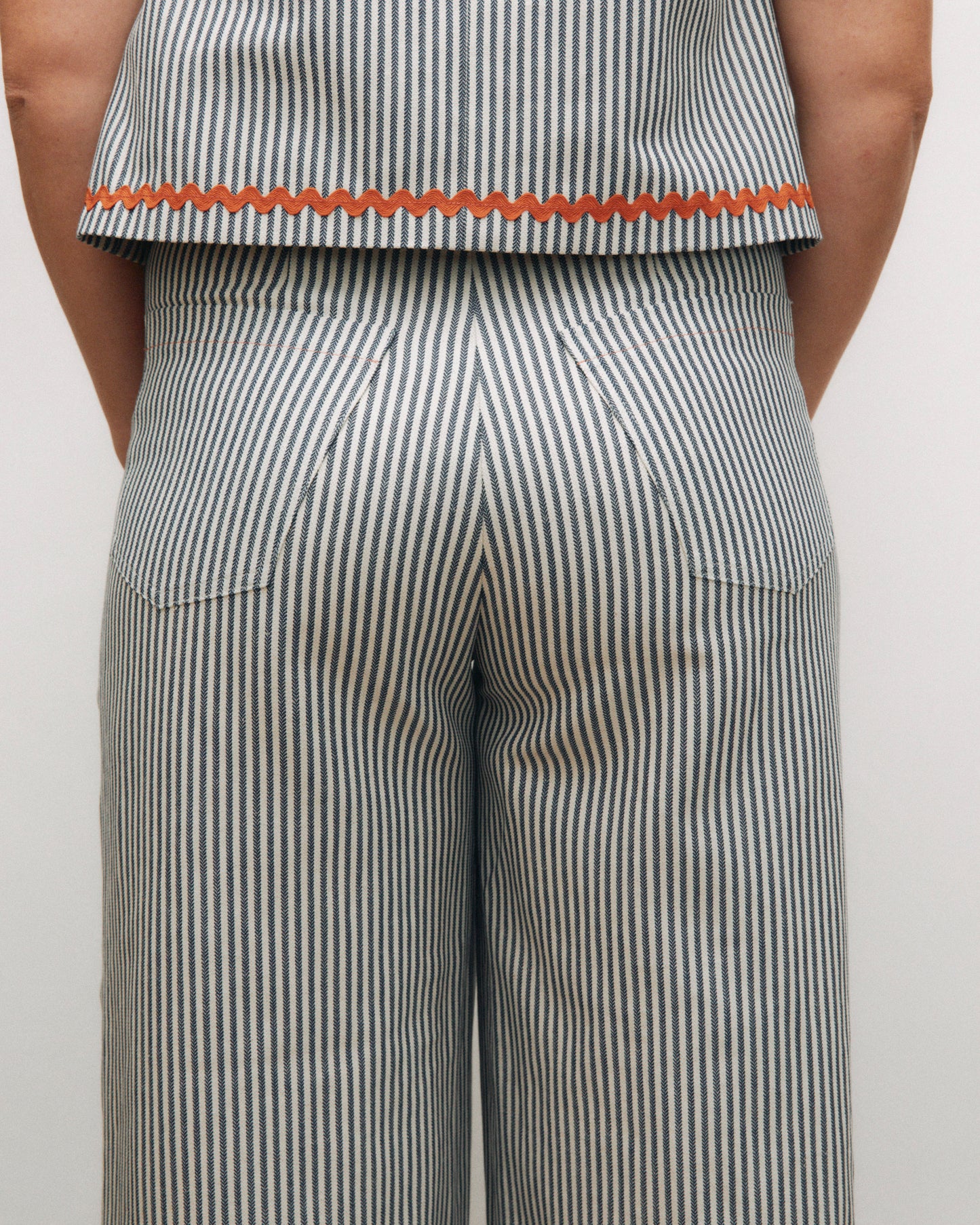 Mainà denim trousers in dark blue