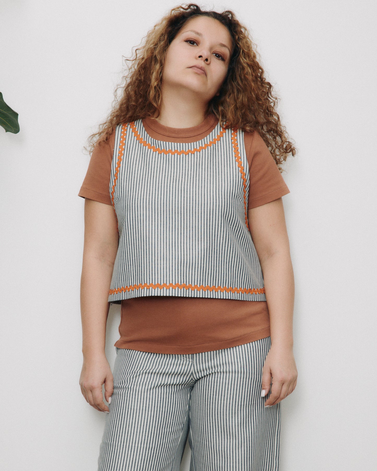 Pecìn Wool Vest in Cloud Grey