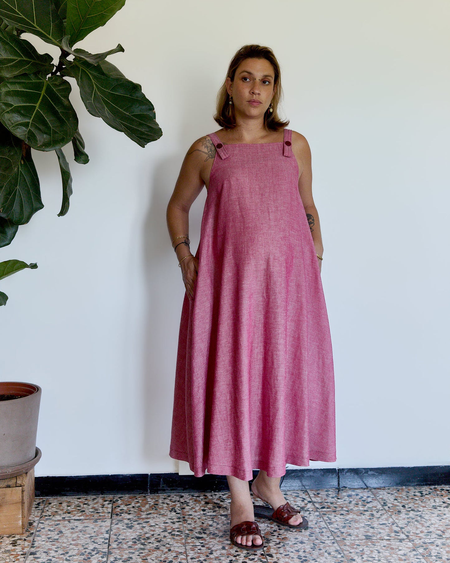 Pecìn Wool Vest in Cloud Grey
