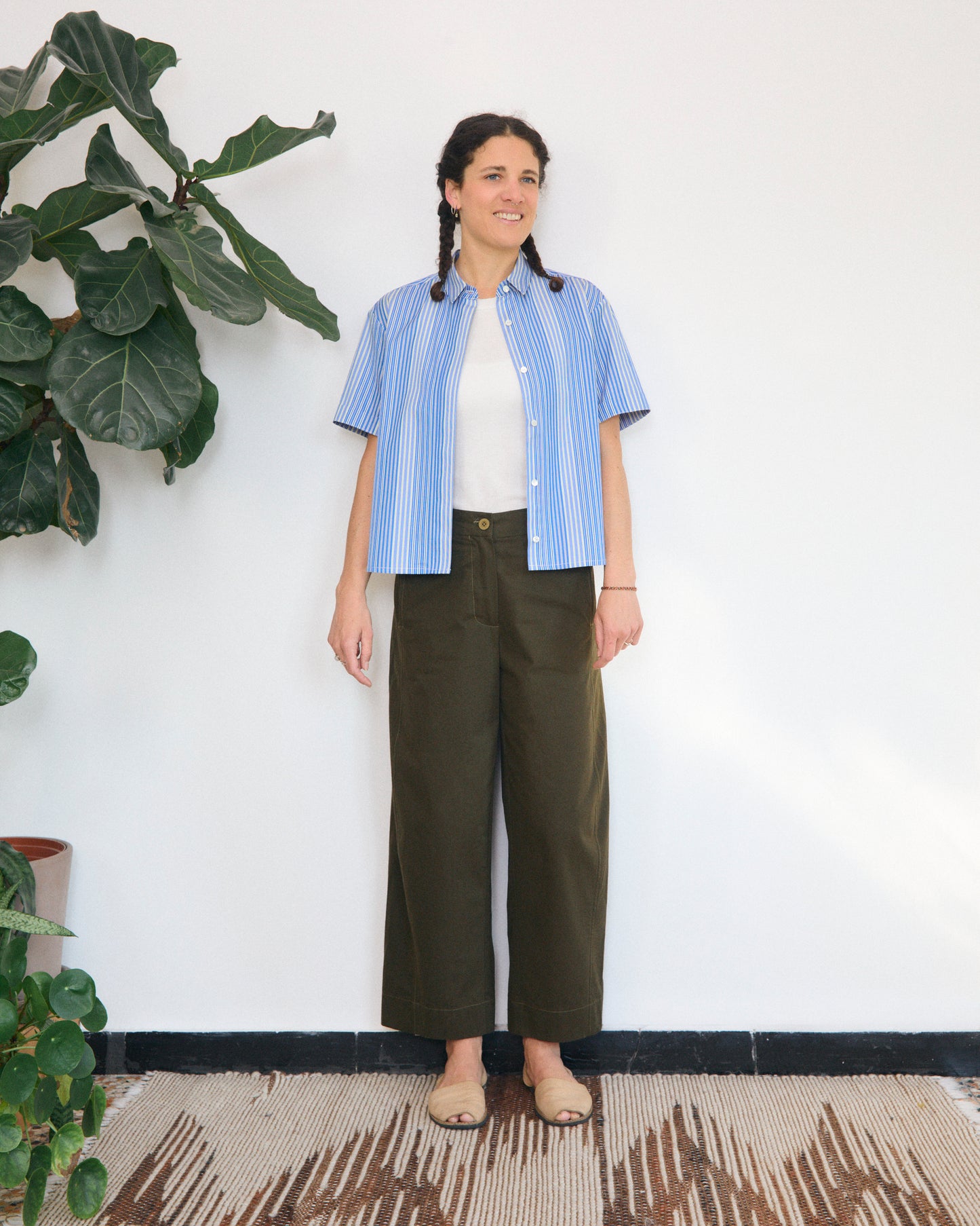 Mainà denim trousers in dark blue