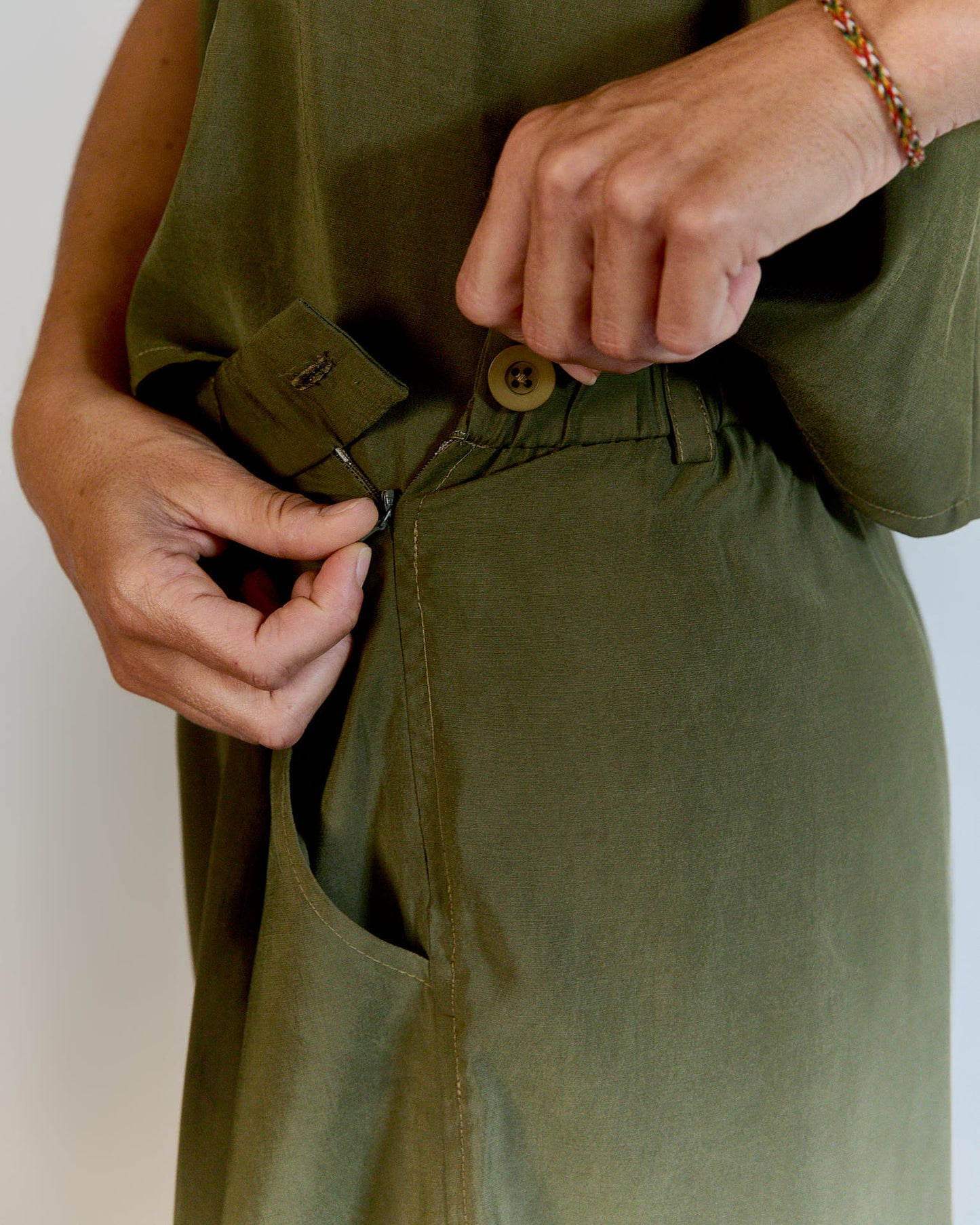 Peach Pink Viscose Shorts