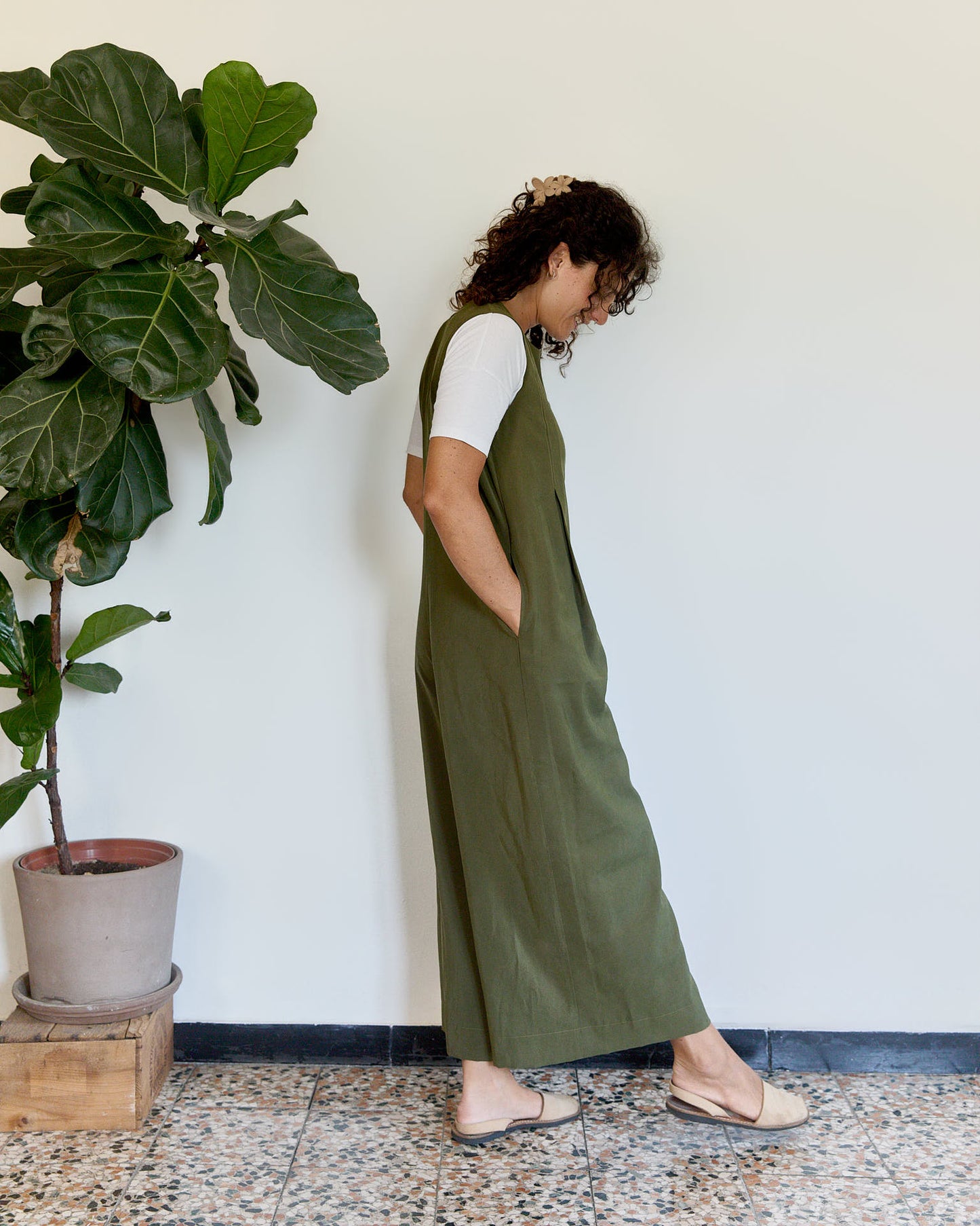 Mainà denim trousers in dark blue