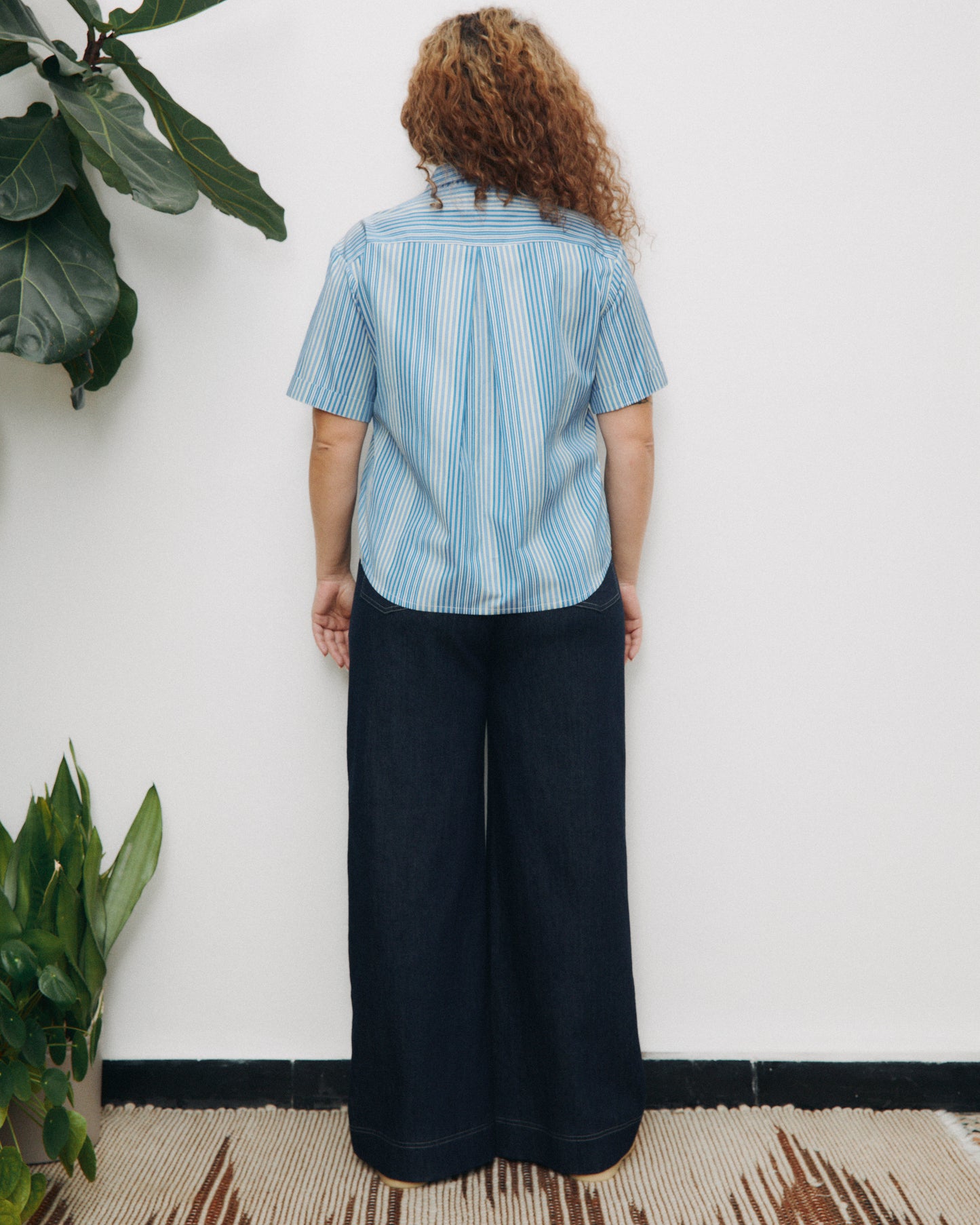 Mainà denim trousers in dark blue