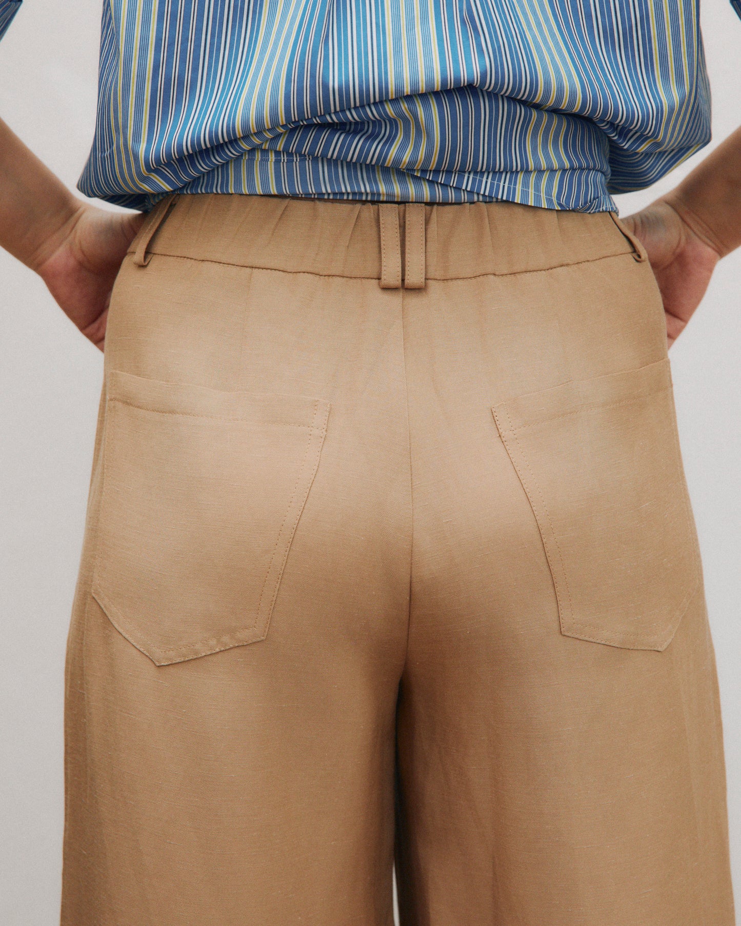 Mainà denim trousers in dark blue