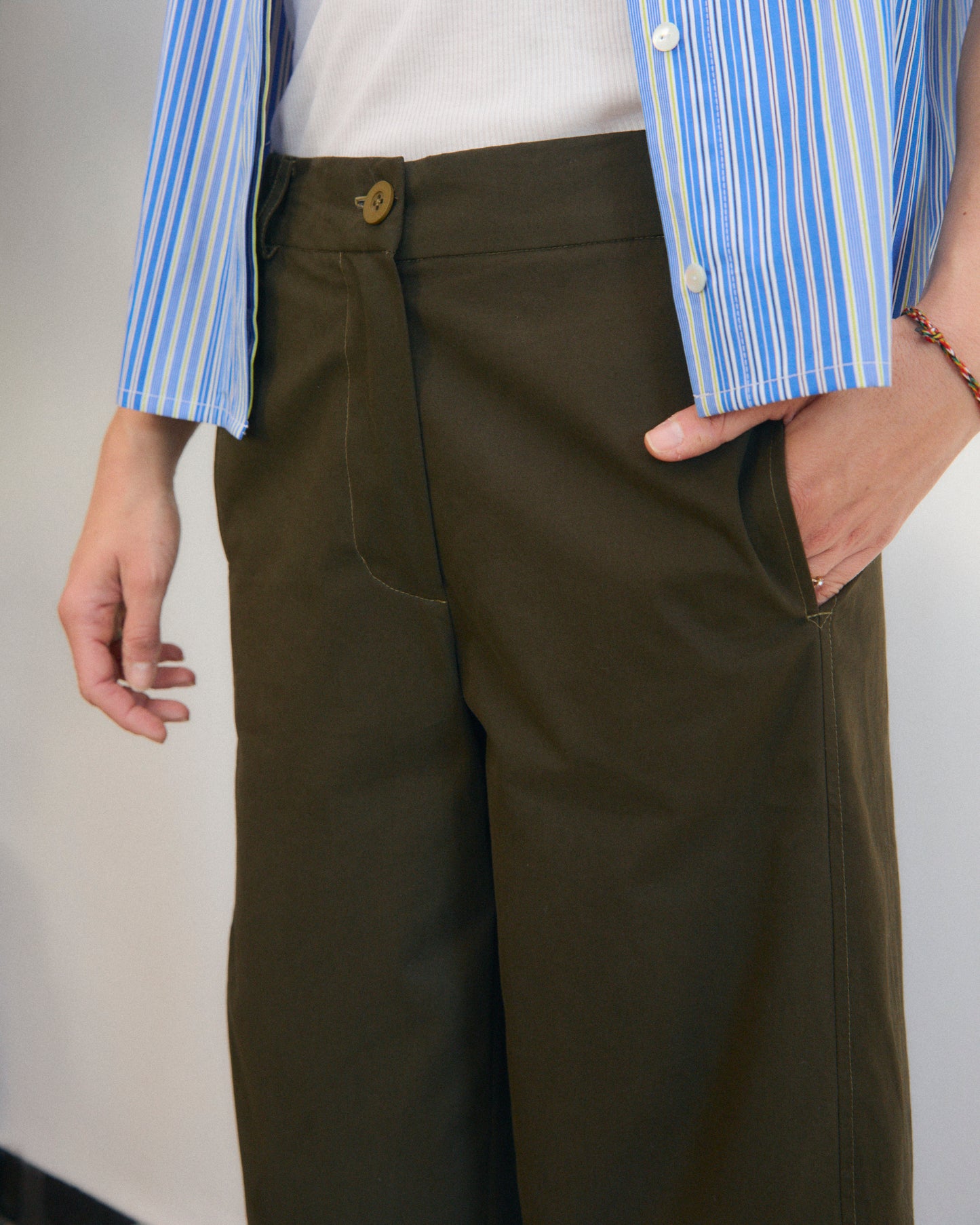 Mainà denim trousers in dark blue