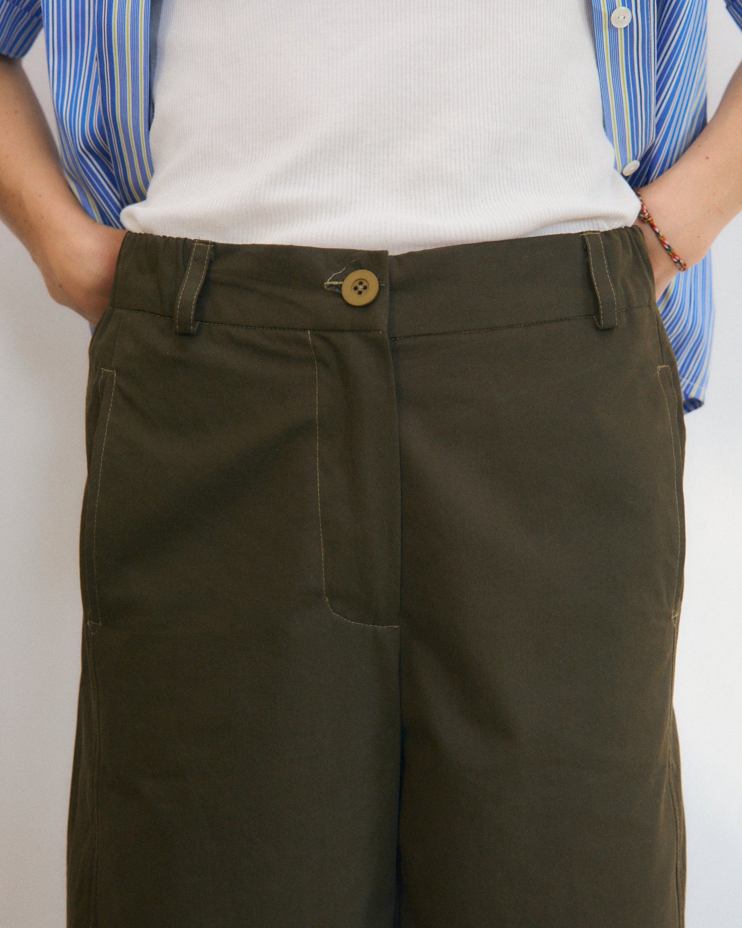 Mainà denim trousers in dark blue