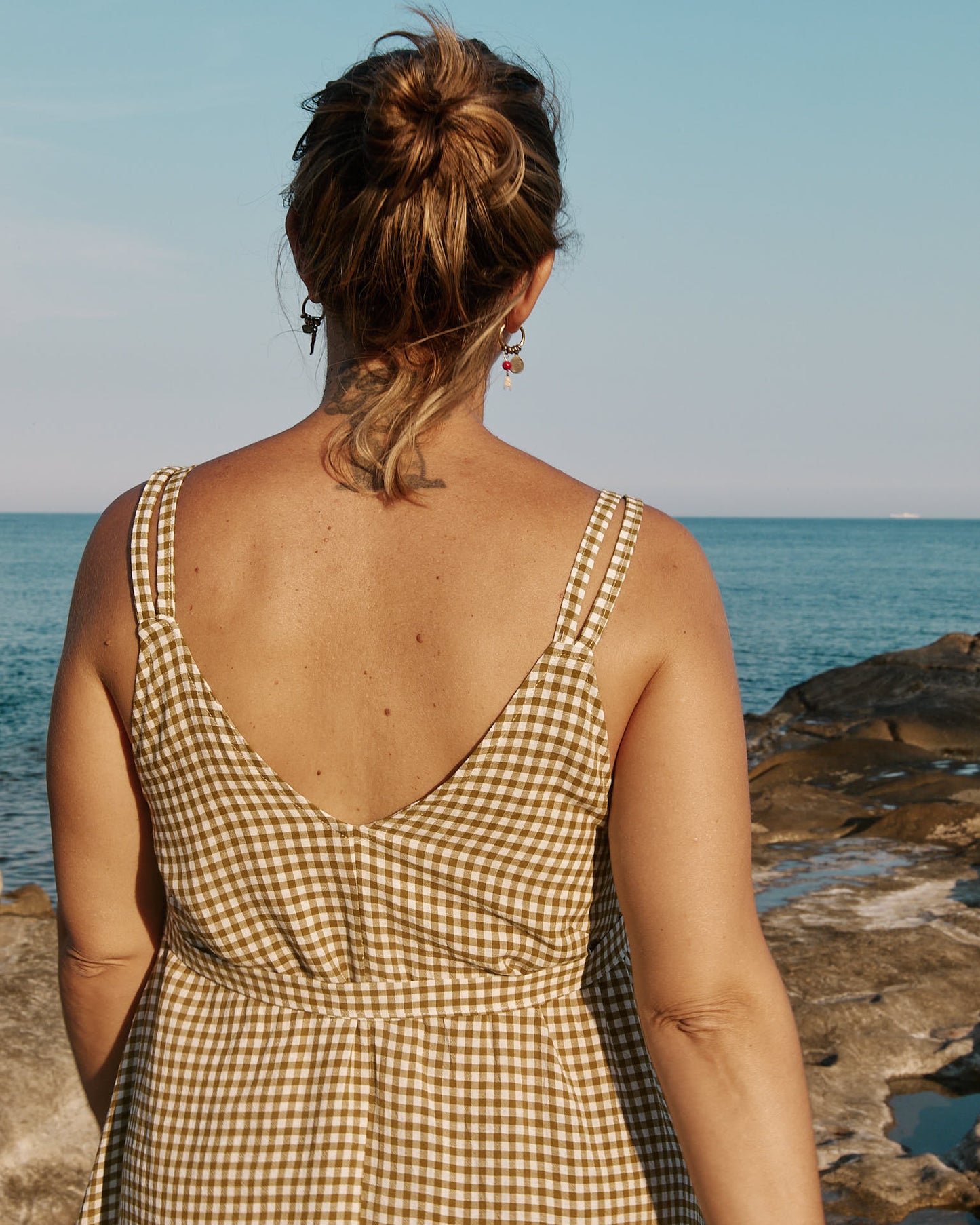 Abito Pan & Pumata | Double face in in cotone vichy